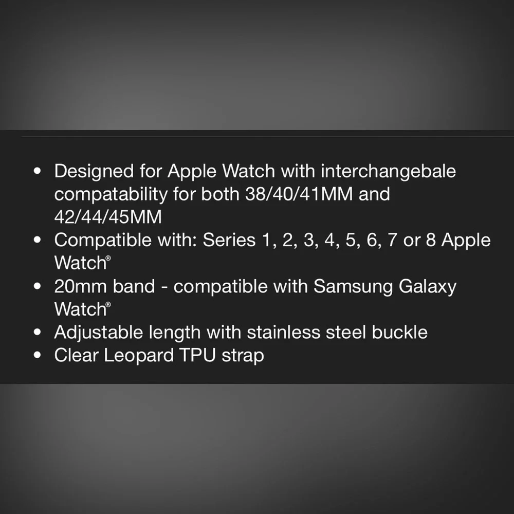 Kate Spade Leopard print watch band NWT - Picture 5 of 7